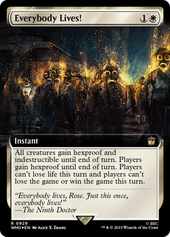 Everybody Lives! (Extended Art) (Surge Foil) (929) [Doctor Who] foil - Deck Out Gaming