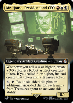 Mr. House, President and CEO (Extended Art) (421) [Fallout] - Deck Out Gaming