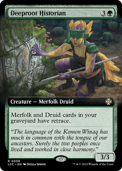 Deeproot Historian (Extended Art) (59) [The Lost Caverns of Ixalan Commander] - Deck Out Gaming