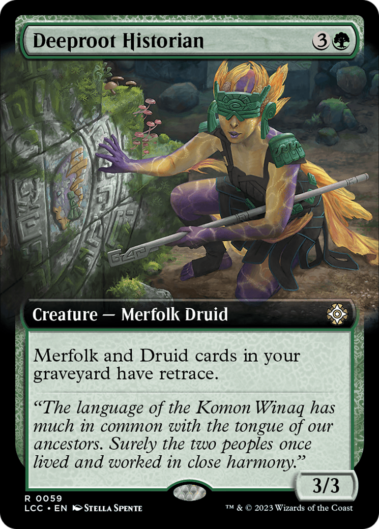 Deeproot Historian (Extended Art) (59) [The Lost Caverns of Ixalan Commander] - Deck Out Gaming