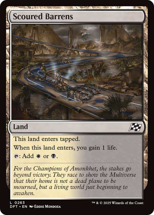 Scoured Barrens (263) [Aetherdrift] - Deck Out Gaming
