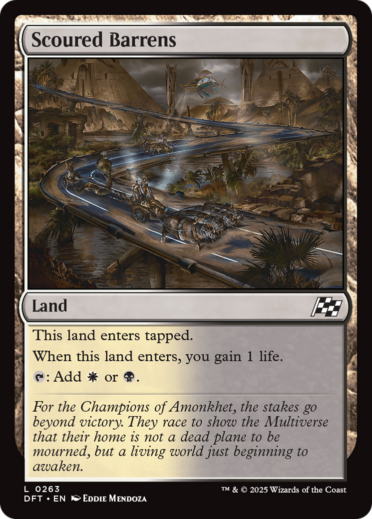 Scoured Barrens (263) [Aetherdrift] - Deck Out Gaming
