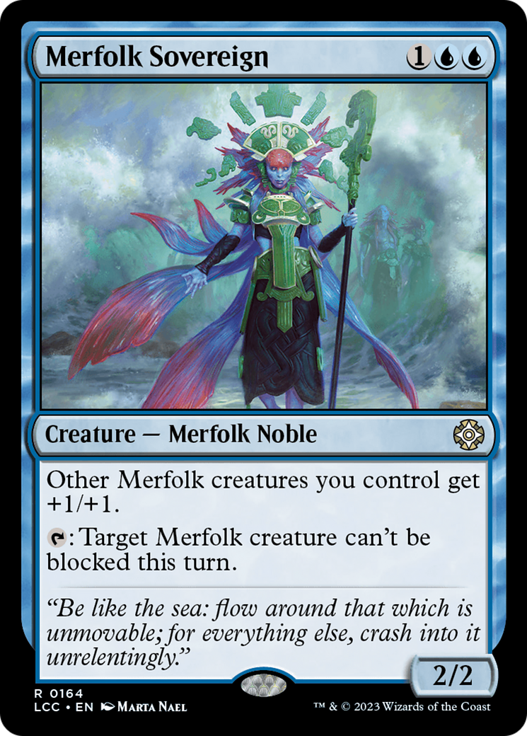 Merfolk Sovereign (164) [The Lost Caverns of Ixalan Commander] - Deck Out Gaming