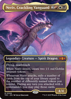 Neriv, Crackling Vanguard (Borderless) (6) [Commander: Tarkir: Dragonstorm] - Deck Out Gaming