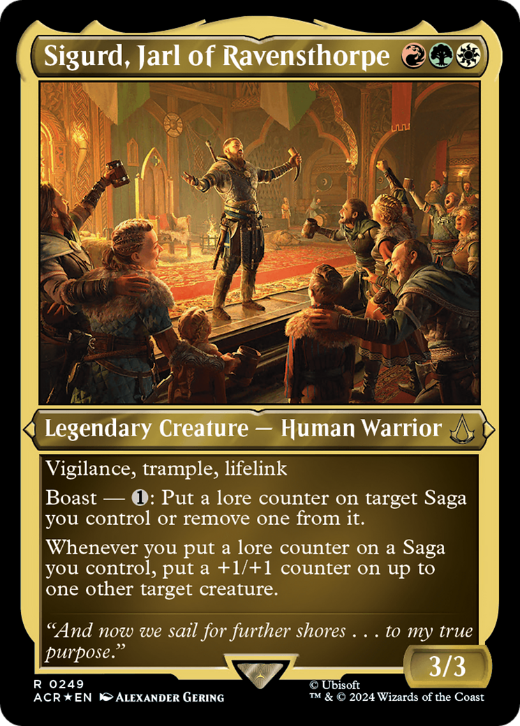 Sigurd, Jarl of Ravensthorpe (249) [Assassin's Creed] etched - Deck Out Gaming
