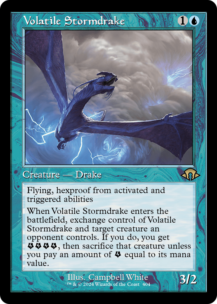 Volatile Stormdrake (Retro Frame) (404) [Modern Horizons 3] - Deck Out Gaming