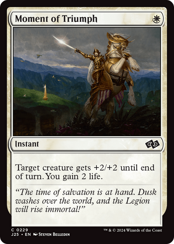 Moment of Triumph (229) [Foundations Jumpstart] - Deck Out Gaming
