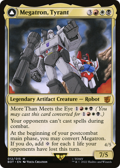 Megatron, Tyrant (12) [Universes Beyond: Transformers] foil - Deck Out Gaming