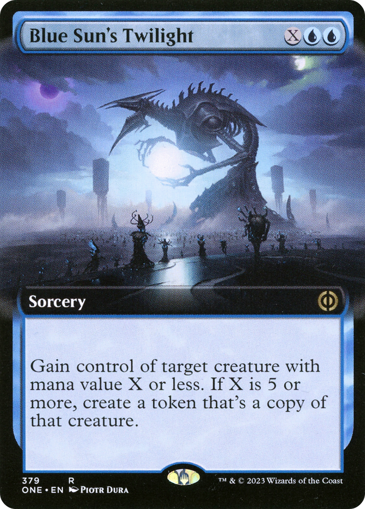 Blue Sun's Twilight (Extended Art) (379) [Phyrexia: All Will Be One] - Deck Out Gaming