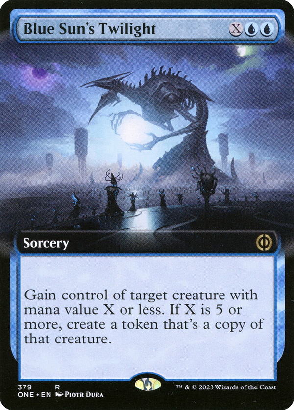 Blue Sun's Twilight (Extended Art) (379) [Phyrexia: All Will Be One] foil - Deck Out Gaming