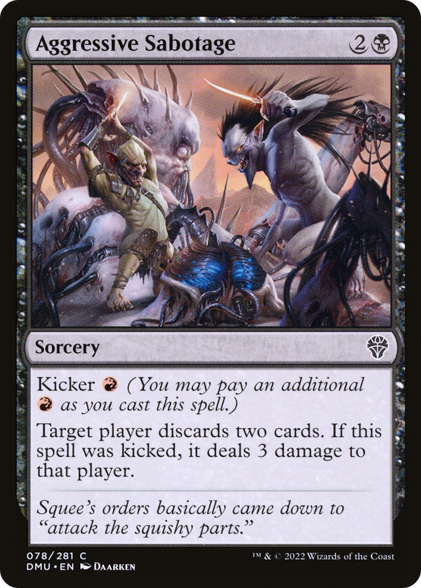 Aggressive Sabotage (78) [Dominaria United] - Deck Out Gaming