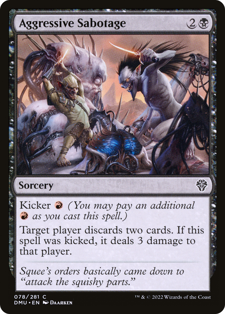 Aggressive Sabotage (78) [Dominaria United] - Deck Out Gaming
