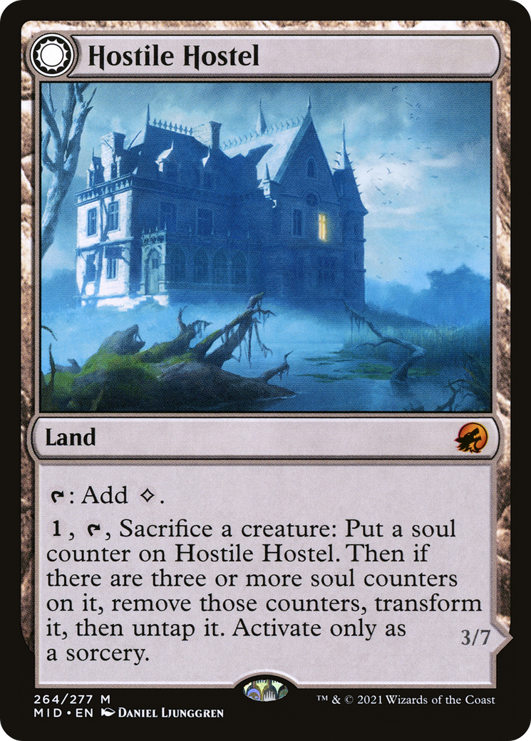 Hostile Hostel (264) [Innistrad: Midnight Hunt] foil - Deck Out Gaming