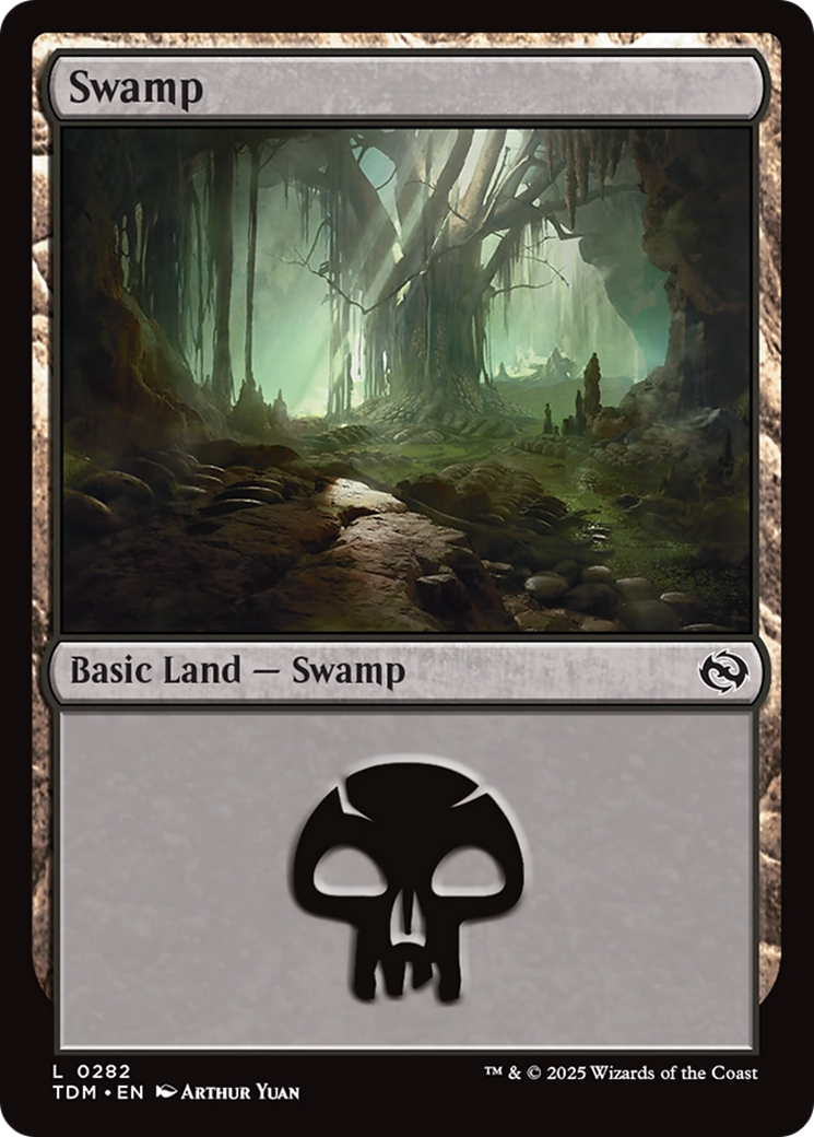 Swamp (0282) (282) [Tarkir: Dragonstorm] - Deck Out Gaming