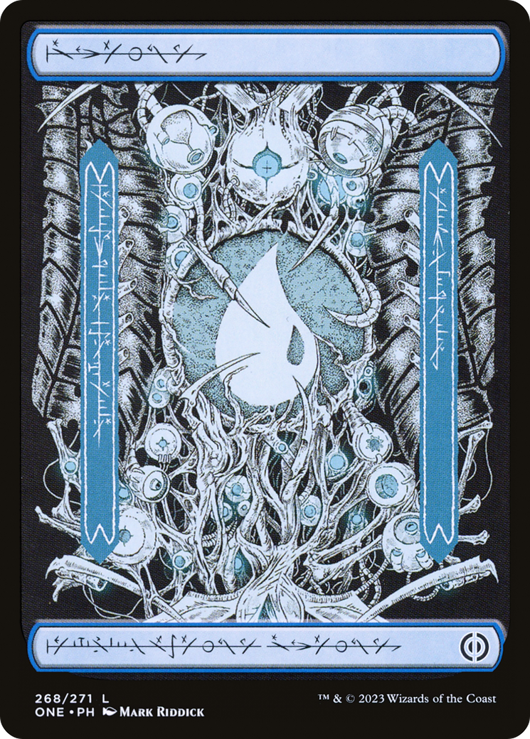 Island (268) - Full Art (268) [Phyrexia: All Will Be One] - Deck Out Gaming