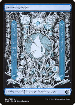 Island (268) - Full Art (268) [Phyrexia: All Will Be One] foil - Deck Out Gaming