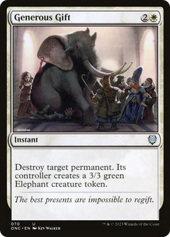Generous Gift (70) [Phyrexia: All Will Be One Commander] - Deck Out Gaming