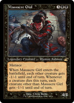 Massacre Girl (Retro Frame) (328) [Ravnica Remastered] foil - Deck Out Gaming