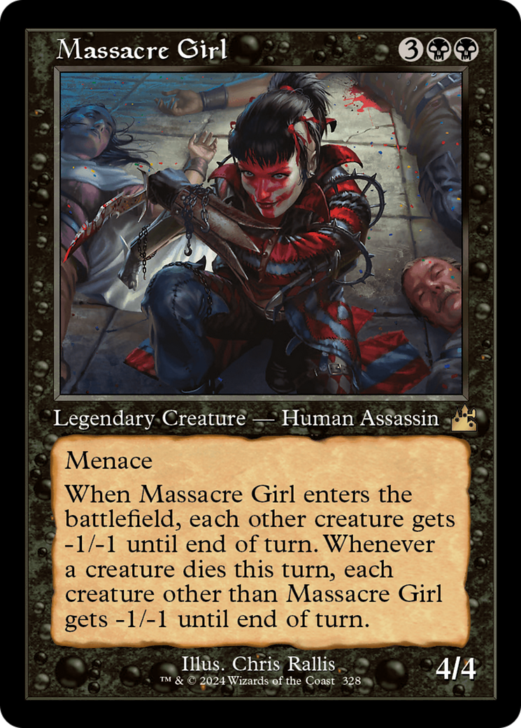Massacre Girl (Retro Frame) (328) [Ravnica Remastered] foil - Deck Out Gaming