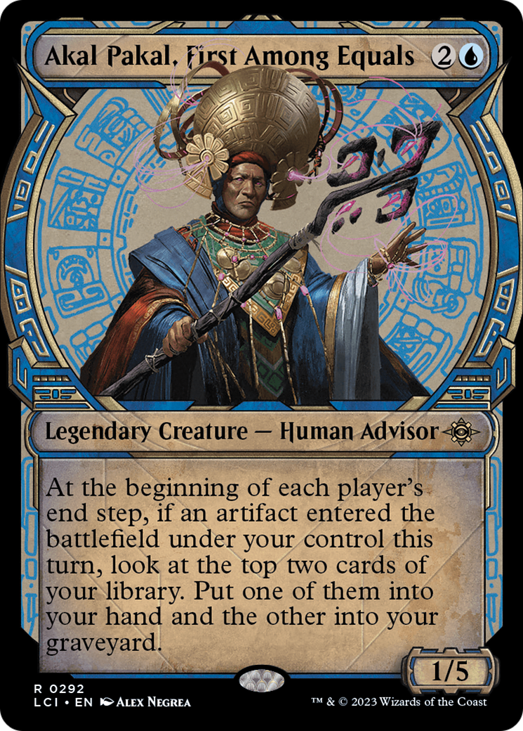 Akal Pakal, First Among Equals (Showcase) (292) [The Lost Caverns of Ixalan] foil - Deck Out Gaming