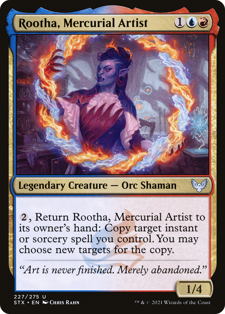 Rootha, Mercurial Artist (227) [Strixhaven: School of Mages] foil - Deck Out Gaming