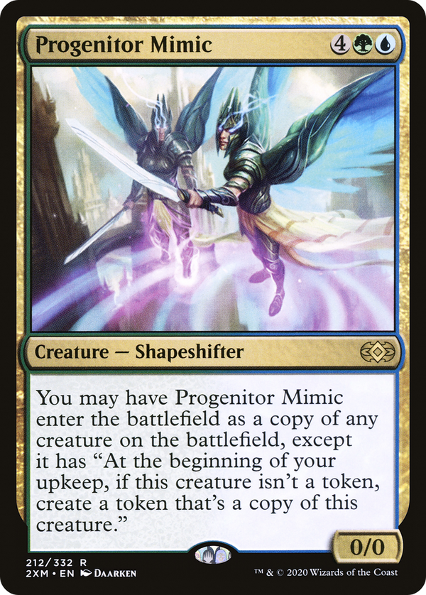Progenitor Mimic (212) [Double Masters] foil - Deck Out Gaming
