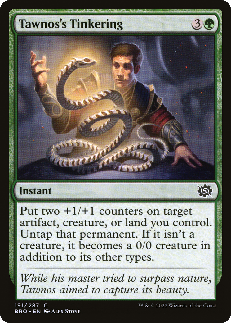 Tawnos's Tinkering (191) [The Brothers' War] foil - Deck Out Gaming