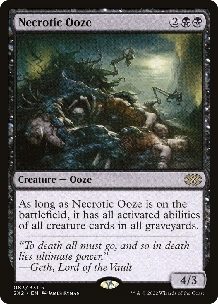 Necrotic Ooze (83) [Double Masters 2022] foil - Deck Out Gaming