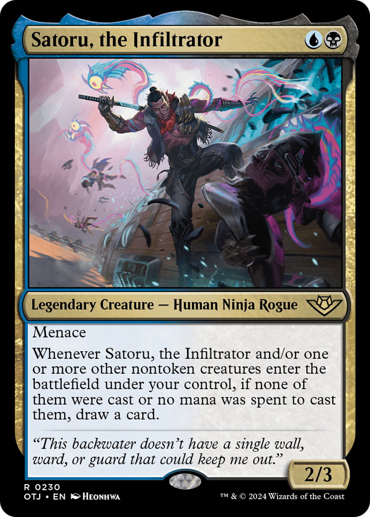 Satoru, the Infiltrator (230) [Outlaws of Thunder Junction] - Deck Out Gaming