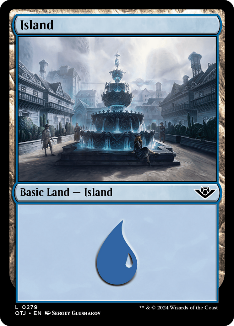 Island (0279) (279) [Outlaws of Thunder Junction] - Deck Out Gaming