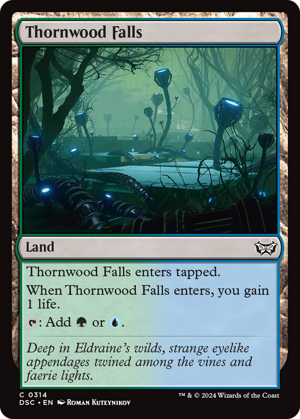 Thornwood Falls (314) [Duskmourn: House of Horror Commander] - Deck Out Gaming