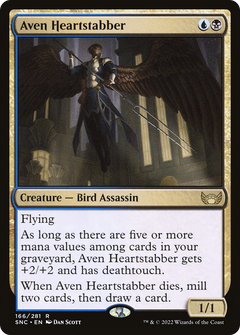 Aven Heartstabber (166) [Streets of New Capenna] foil - Deck Out Gaming