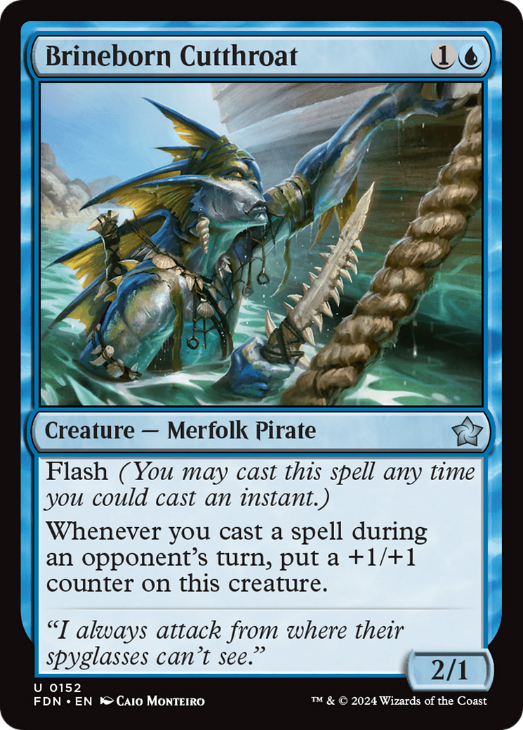 Brineborn Cutthroat (152) [Foundations] - Deck Out Gaming