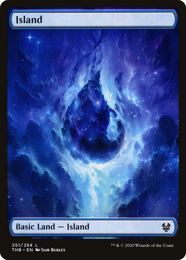 Island (251) [Theros Beyond Death] foil - Deck Out Gaming