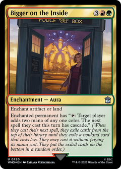 Bigger on the Inside (Surge Foil) (720) [Doctor Who] foil - Deck Out Gaming