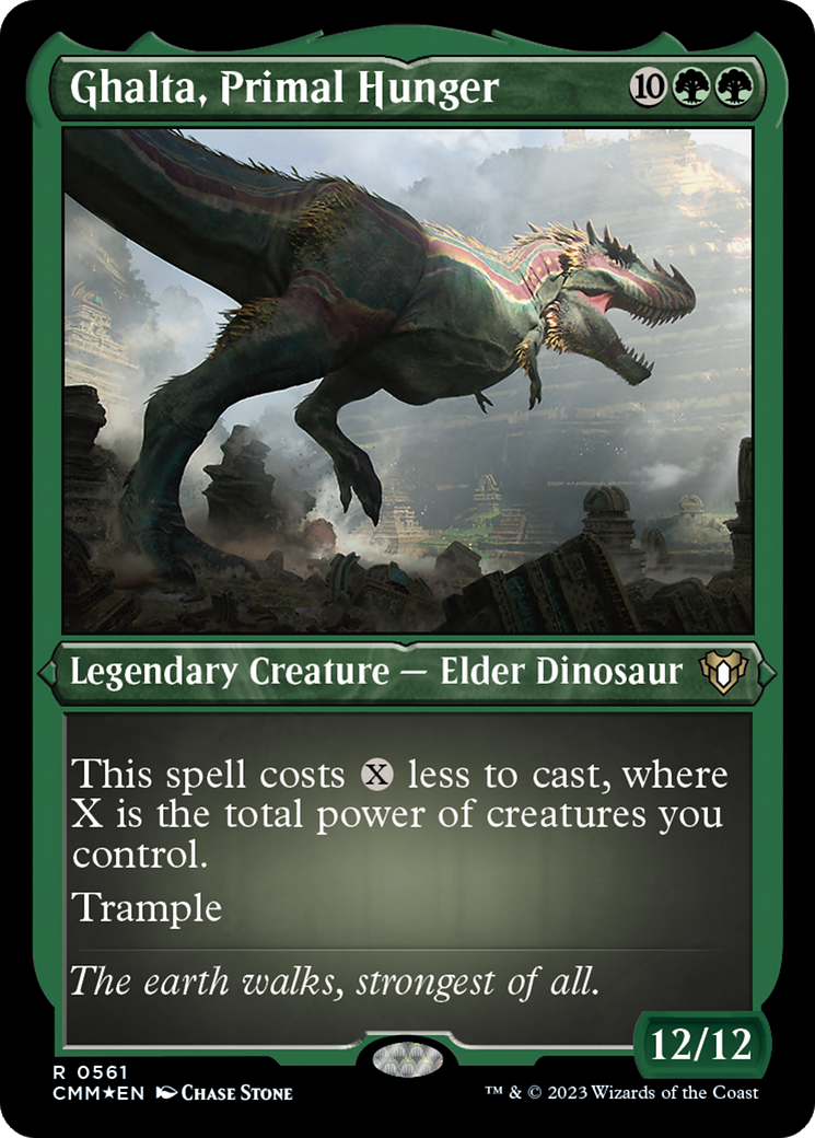 Ghalta, Primal Hunger (561) [Commander Masters] etched - Deck Out Gaming