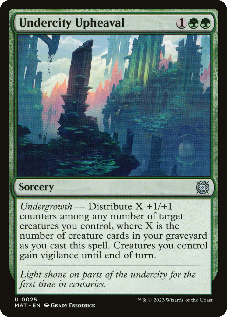 Undercity Upheaval (25) [March of the Machine: The Aftermath] foil - Deck Out Gaming