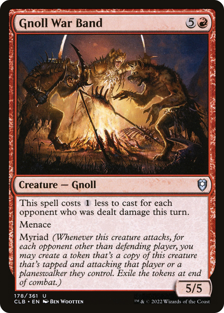 Gnoll War Band (178) [Commander Legends: Battle for Baldur's Gate] - Deck Out Gaming