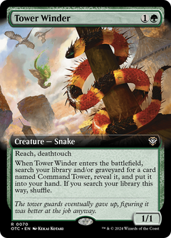 Tower Winder (Extended Art) (70) [Outlaws of Thunder Junction Commander] - Deck Out Gaming