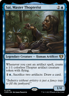 Sai, Master Thopterist (118) [Commander Masters] - Deck Out Gaming