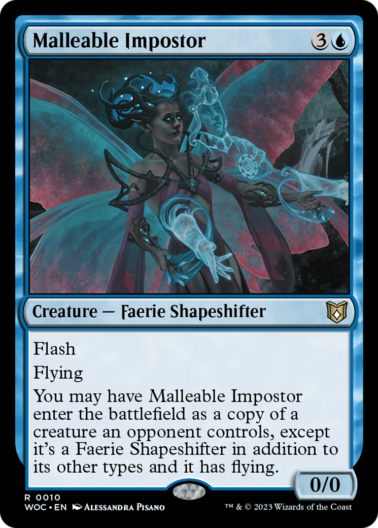 Malleable Impostor (10) [Wilds of Eldraine Commander] - Deck Out Gaming