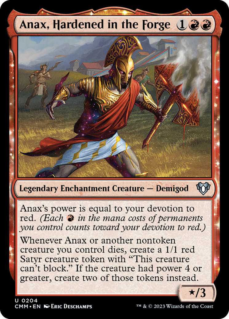 Anax, Hardened in the Forge (204) [Commander Masters] - Deck Out Gaming