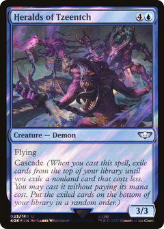 Heralds of Tzeentch (Surge Foil) (23) [Warhammer 40,000 Commander] foil - Deck Out Gaming