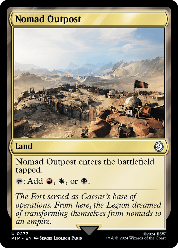 Nomad Outpost (277) [Fallout] foil - Deck Out Gaming