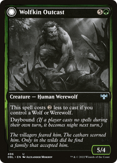 Wolfkin Outcast (496) [Innistrad: Double Feature] - Deck Out Gaming