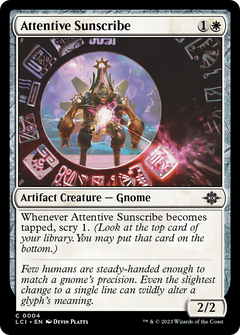 Attentive Sunscribe (4) [The Lost Caverns of Ixalan] foil - Deck Out Gaming