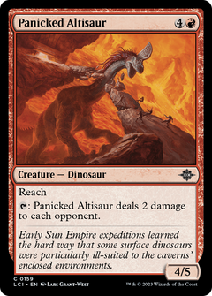 Panicked Altisaur (159) [The Lost Caverns of Ixalan] foil - Deck Out Gaming