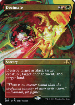 Decimate (Borderless) (444) [Dominaria Remastered] - Deck Out Gaming