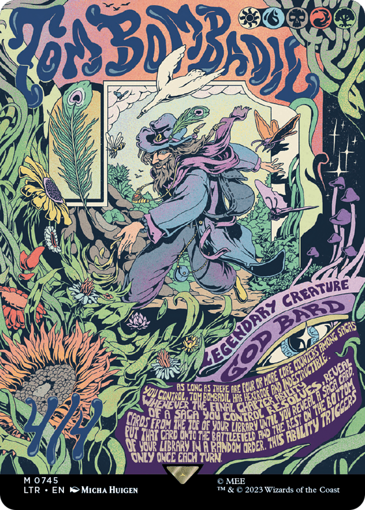 Tom Bombadil (Borderless Poster) (745) [The Lord of the Rings: Tales of Middle-earth] foil - Deck Out Gaming