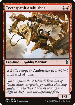 Teeterpeak Ambusher (169) [Zendikar Rising] - Deck Out Gaming